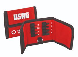 "Garnitura specijalnih nastavaka za oštećene imbus vijke 1/4"" sa torbicom 2-2,5-3-4-5-6-7-8 mm X-GRIP 458 E/B9 USAG"